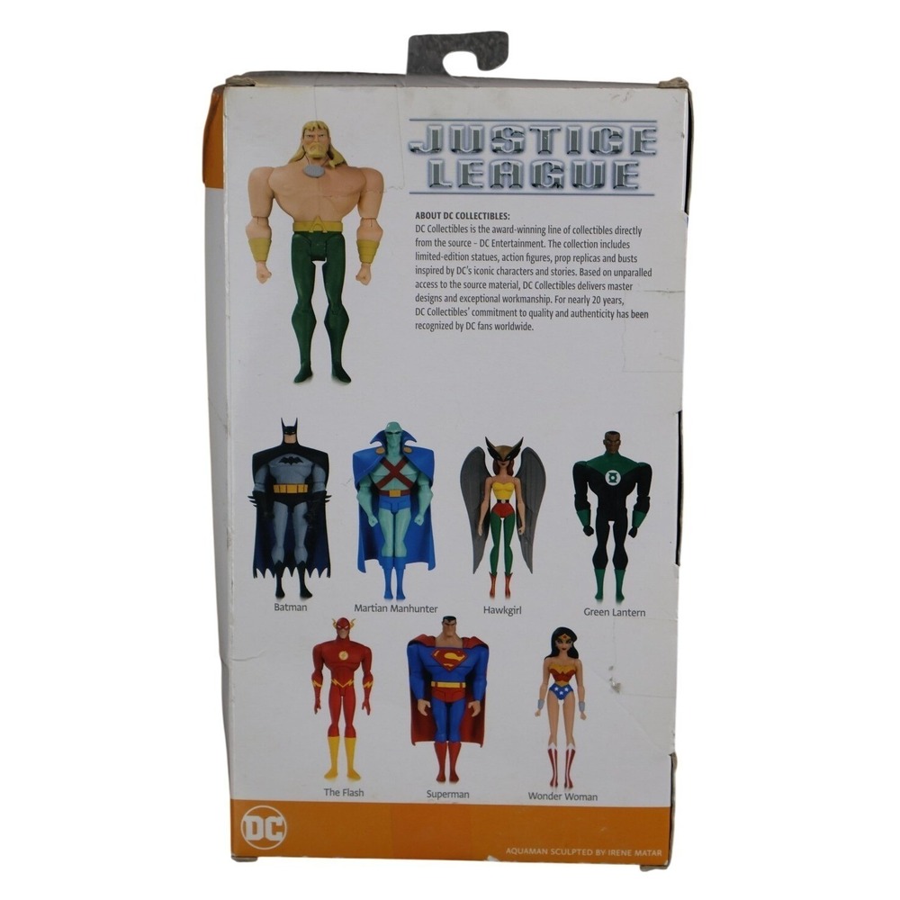 DC Collectibles Aquaman Action Figure 6 In Green Boxed Justice League Original - Picture 2 of 4